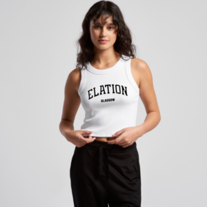 Elation Organic Rib Crop Tank